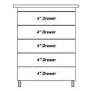 Midmark M5 Mobile Treatment Cabinet with Soft Edge Bumper Top 