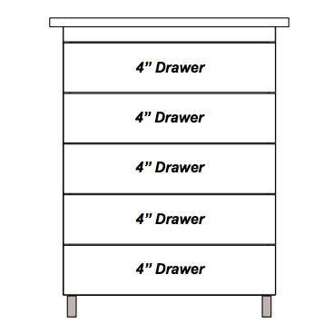 Midmark M5 Mobile Treatment Cabinet with Soft Edge Bumper Top 