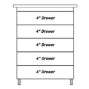 Midmark M5 Mobile Treatment Cabinet with Locks and Soft Edge Handle Top 