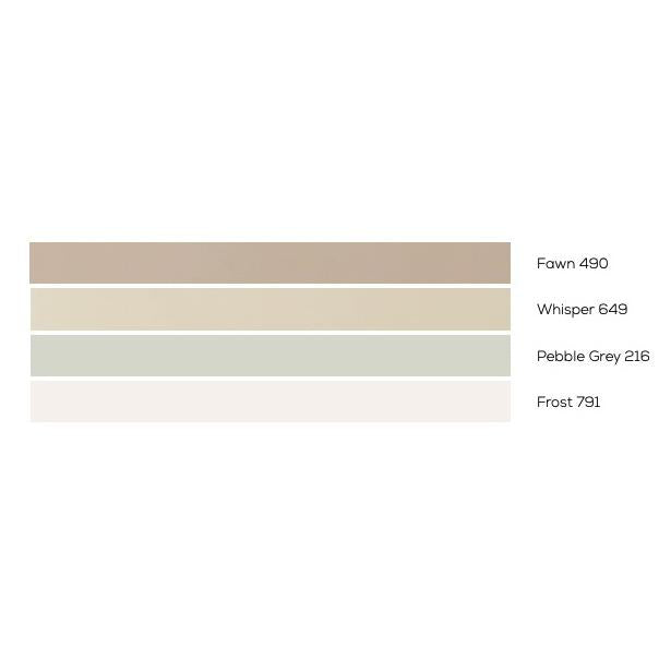 Midmark Synthesis Dressing Nook Colors - Fawn, Whisper, Pebble Grey, Frost