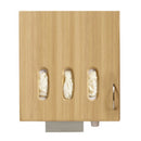 Midmark Synthesis Left Handed Vertical 3-Hole Glove, Cup, and Towel Dispenser 