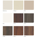 Midmark 6212 Flat Panel PC Workstation Colors - Pebble Grey, Whisper, Fawn, Frost, Henna, Storm, Timber, Acorn, Earth