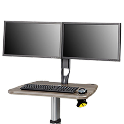 Midmark Workstation Dual Monitor Mount