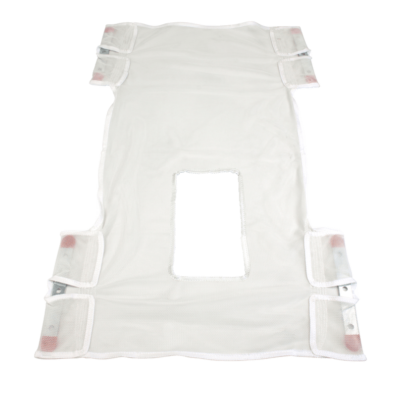 Standard Seat/Back Sling Commode Opening - Mesh