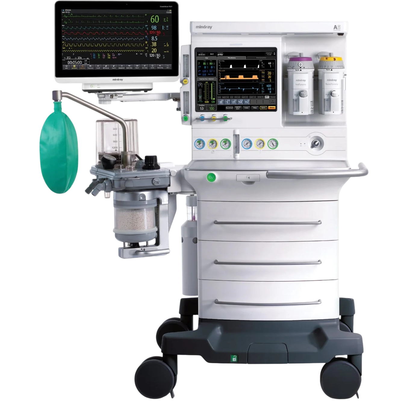 Mindray A5 Advantage Advanced Anesthesia Machine - 121-001466-00