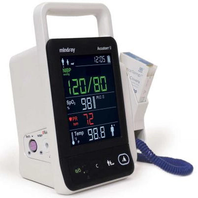 Mindray Accutorr 3 Spot Check Monitor side view