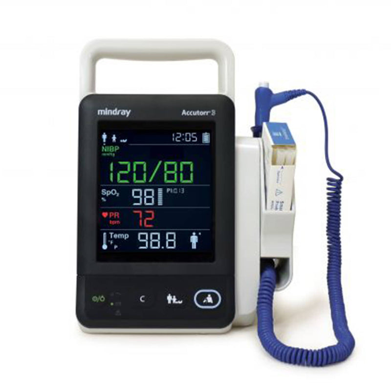 Mindray Accutorr 3 Spot Check Monitor  with NIBP & Pulse Rate, Nellcor OxiMax SpO2