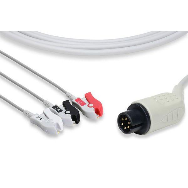 Mindray Datascope Direct-Connect ECG Cable  3 Leads Pinch/Grabber