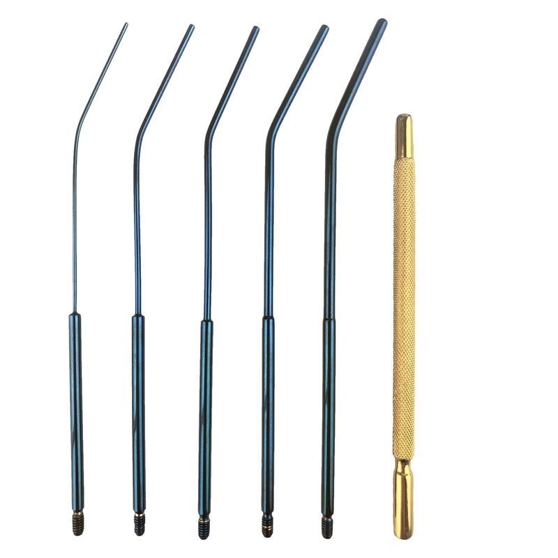 MedGyn Mini Cervical Dilator Set Blue Titanium 