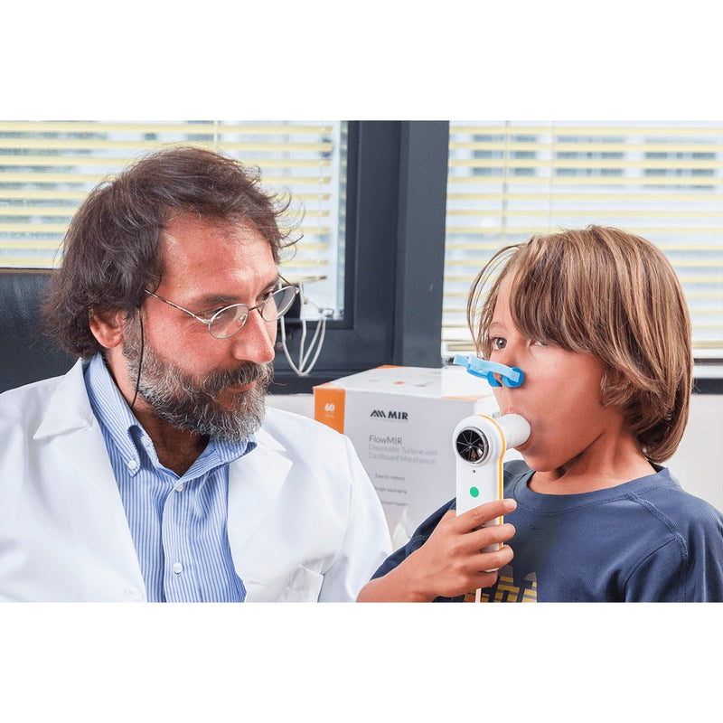 MIR Minispir Spirometer pediatric demonstration