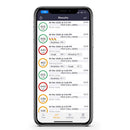 MIR Smart One Spirometer Results Screen