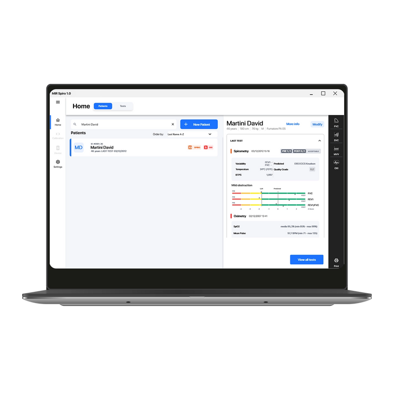 MIR Spiro Platinum Software