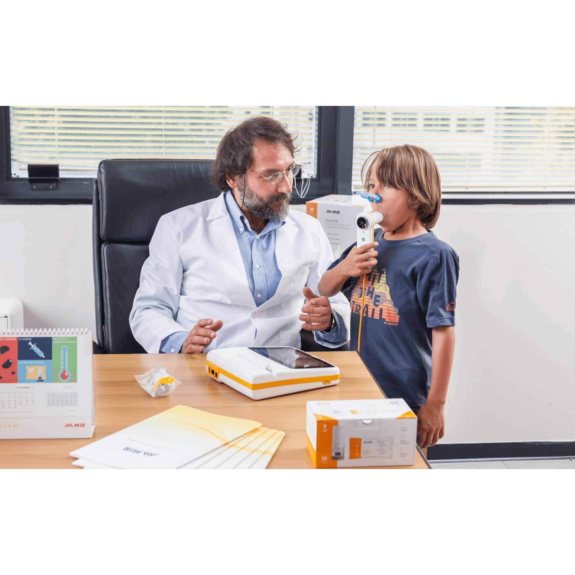 MIR Spirolab Spirometer demonstration