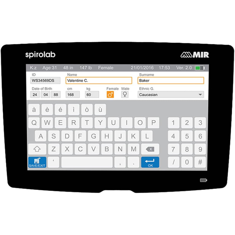 MIR Spirolab Spirometer 