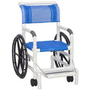 MJM International 100 Series Multi-Purpose Shower Chair  Mesh Sling Seat, 250 lb Weight Capacity