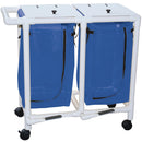 MJM International 214-D Double Bag Hamper with Foot Pedal