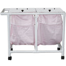 MJM International 218-D Double Bag Hamper with Leakproof Bag