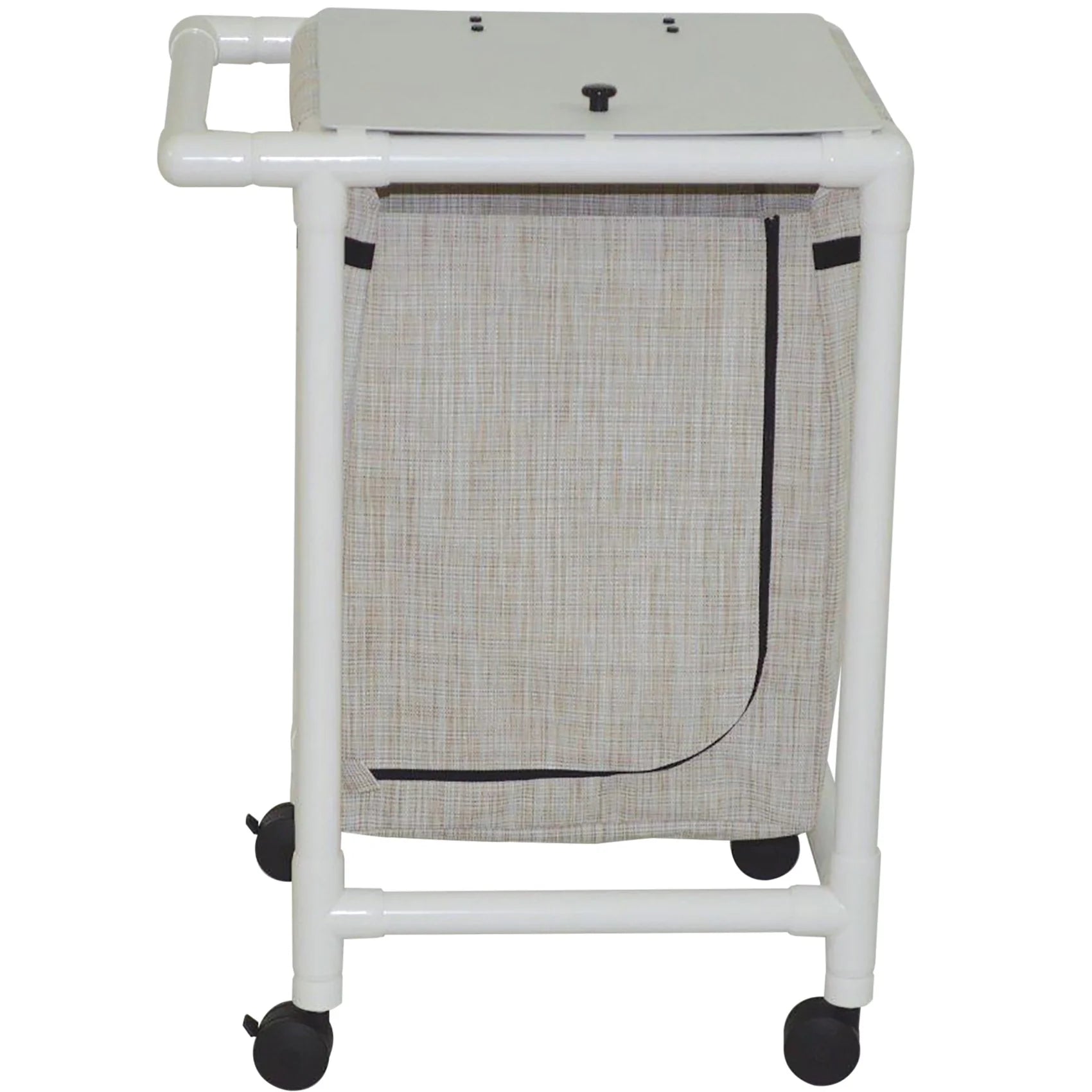 MJM International 218-S Single Bag Hamper with Designer Mesh