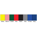 MJM International 24" Wide MRI Transfer Chair with 3" Non-Magnetic Casters and Footrest - Color Chart