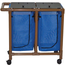 MJM International Woodtone Double Bag Hamper