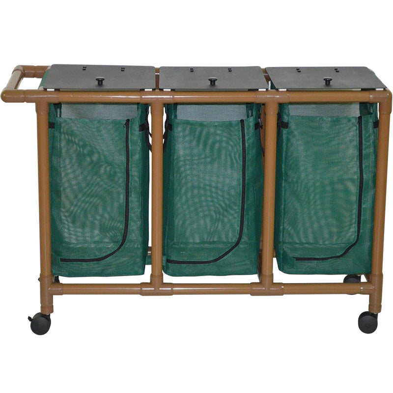 MJM International Woodtone Triple Bag Hamper