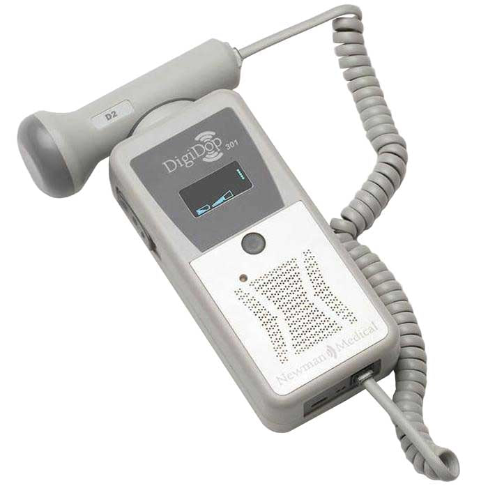 Newman Medical DigiDop 301 Digital Doppler  3 MHz - Obstetrical (Waterproof)