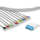 Nihon Kohden One Piece EKG Cable - 10 Leads Snap