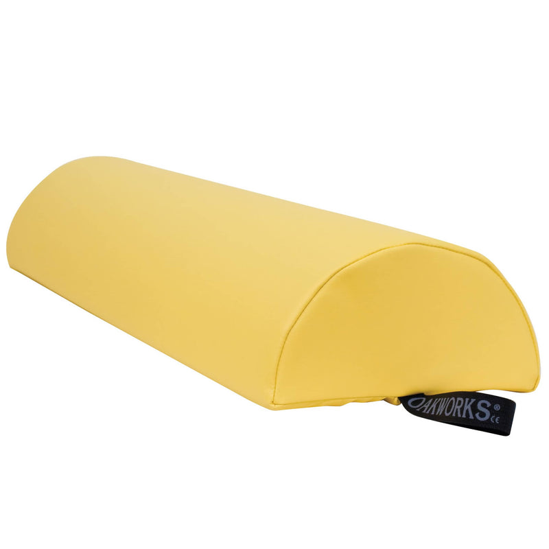 OakWorks 6" x 26" Bolster  Half-Round with Sky Blue Fabric