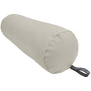 OakWorks 8" x 26" Bolster  Round Fluffy with Sky Blue Fabric