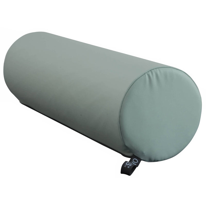 OakWorks 8" x 26" Bolster  Round with Sky Blue Fabric