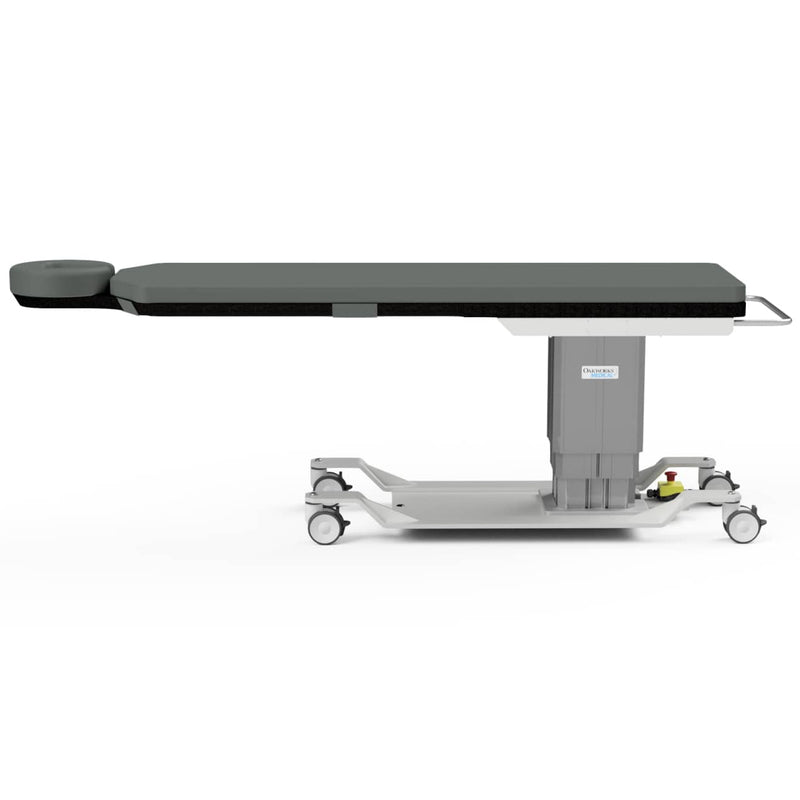 OakWorks CFPM100-Integrated Headrest Imaging-Pain Management Table  with 5" Fallshaw Casters