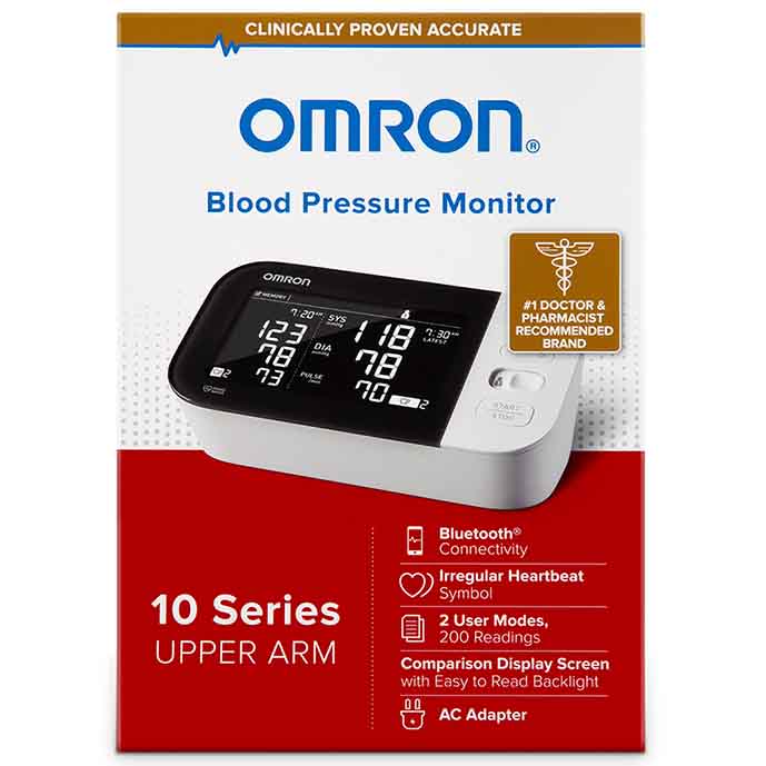 OMRON 10 Series Upper Arm Blood Pressure Monitor - Box