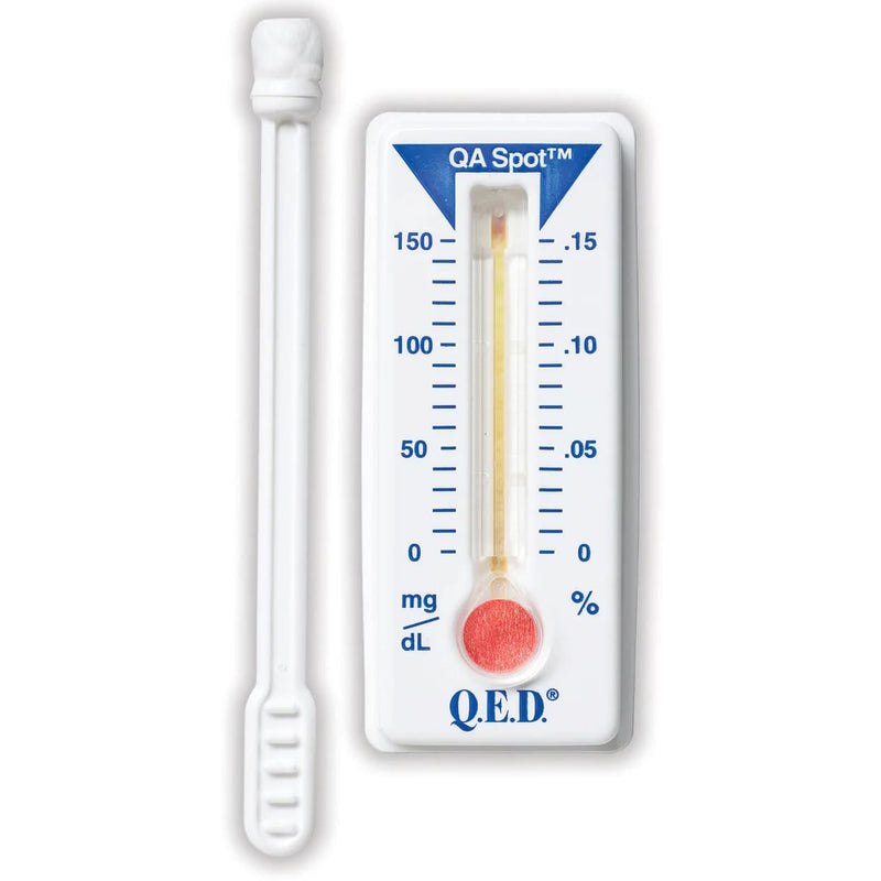 OraSure Q.E.D. A150 Saliva Alcohol Test  Case of 100 (10 Boxes of 10 Each)