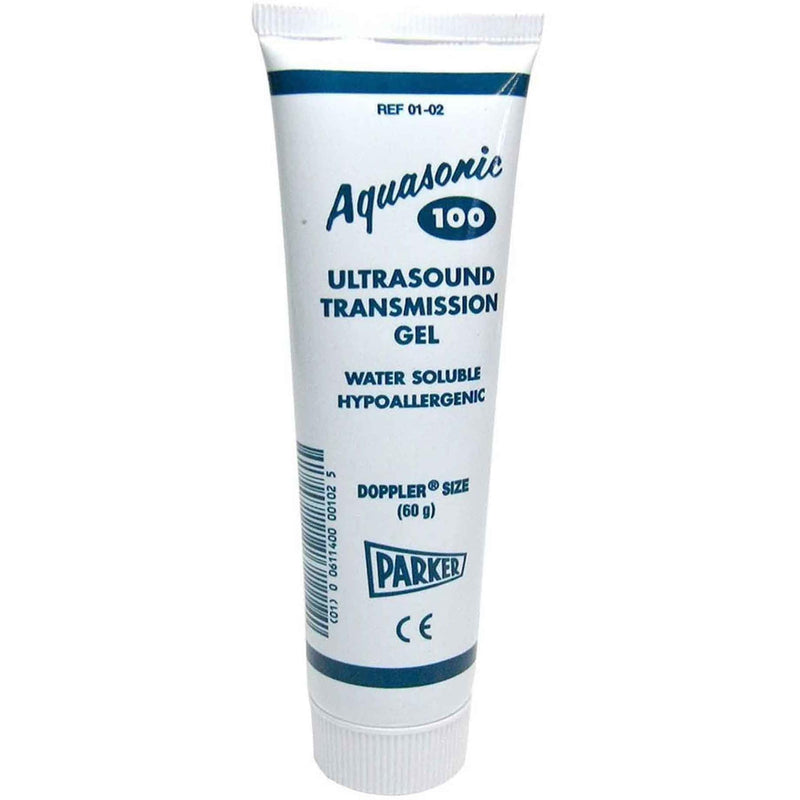 Parker Aquasonic 100 Ultrasound Transmission Gel  60 g Doppler Size Tube (Case of 144)