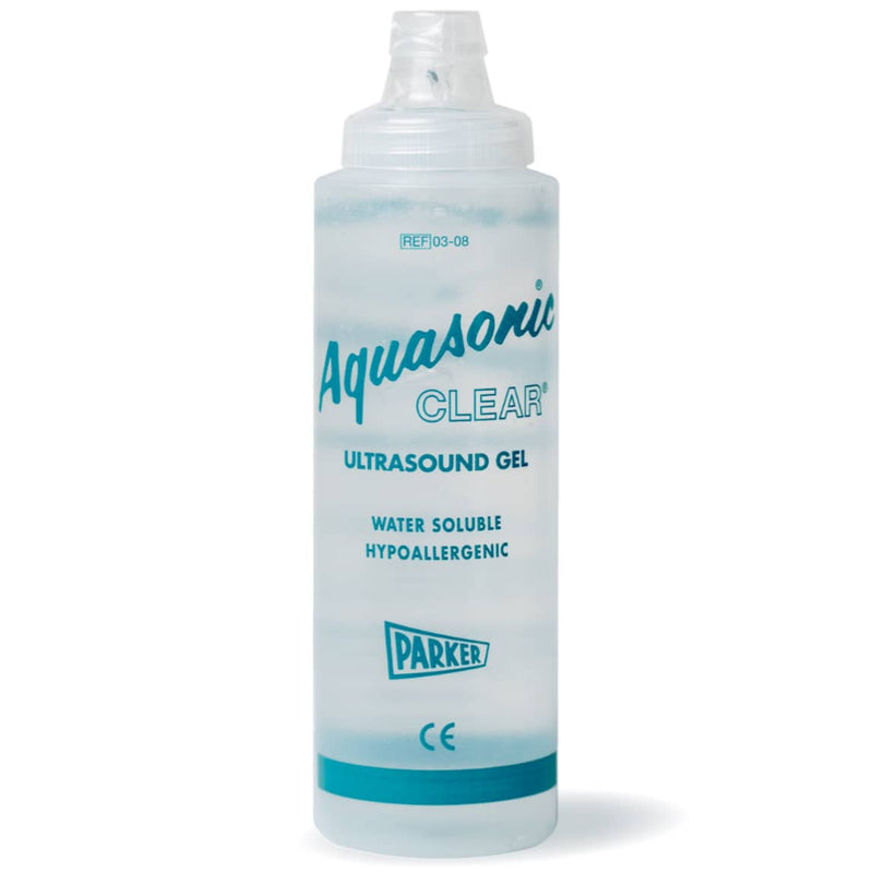 Parker Aquasonic CLEAR Ultrasound Gel - 0.25 Liter Dispenser Bottle