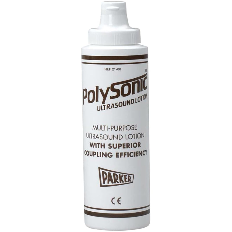 Parker Polysonic Ultrasound Lotion  POLYPAC Package with Aloe Vera