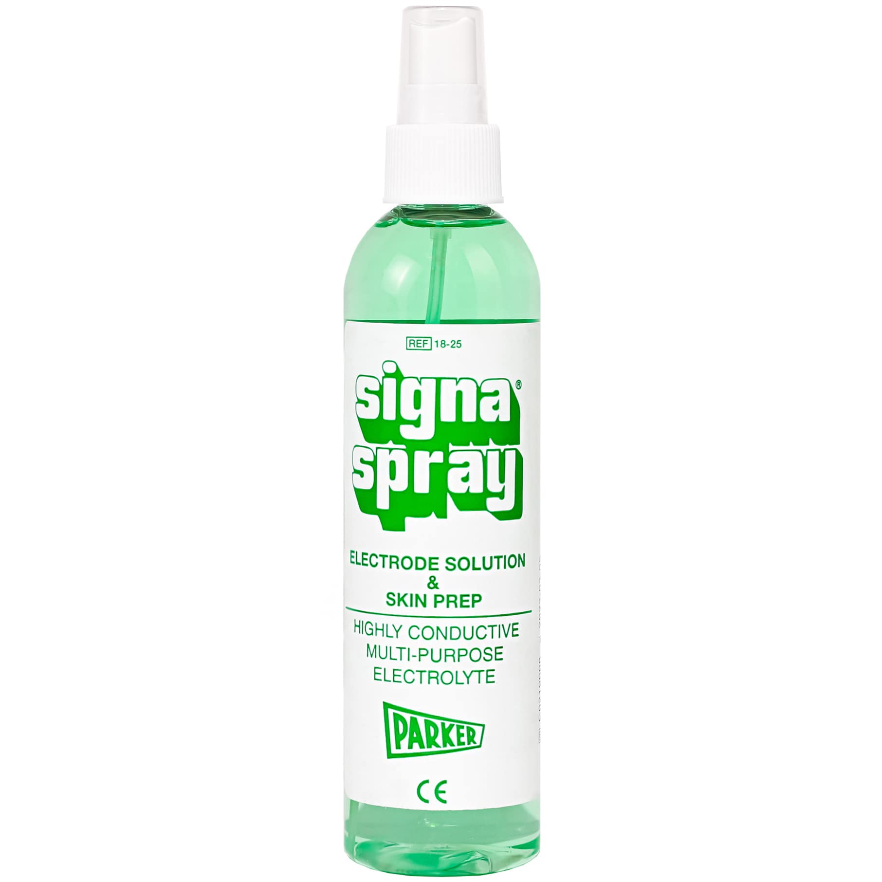 Parker Signaspray Electrode Solution and Skin Prep - 250 ml Clear Spray Dispenser Bottle