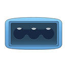 Philips 12-Pin ECG Trunk Cable - TP-23850 - Lead Connector