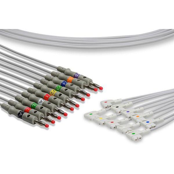 Philips HP EKG Leads  10 Leads Banana