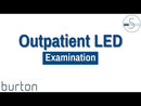 Burton Outpatient LED Examination Light - Single Ceiling Mount