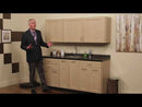 Clinton Fashion Finish Molded Top Treatment Cabinet with 2 Doors and 2 Drawers