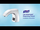 PURELL CXR REDIFOAM Installation Instructions