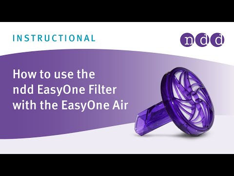 How to use the ndd Filter FT with the EasyOne Air