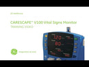 GE CARESCAPE V100 Vital Signs Monitor Training Video
