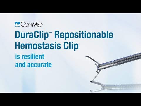DuraClip Repositionable Hemostasis Clip - CONMED Product Video