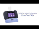 Initial Set Up & Configuration - EasyOne Air spirometer