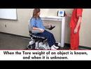 Detecto Digital Wall Mount Fold Up Wheelchair Scale TARE Weights