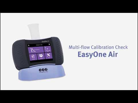 Multi-flow Calibration Check - EasyOne Air spirometer