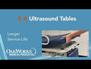 OakWorks General 3-Section Top EA Ultrasound Table