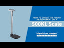 How to Check the Height Measurement on a 500KL Scale